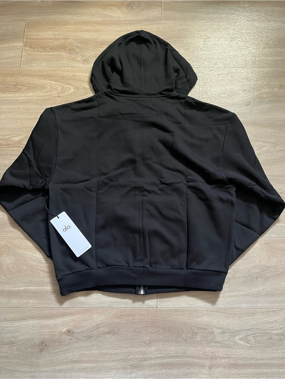 Alo Yoga Accolade Black Full Zip Hoodie - All Sizes XS - XL - Picture 2 of 6